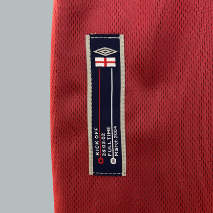2002 England Away Retro Kit