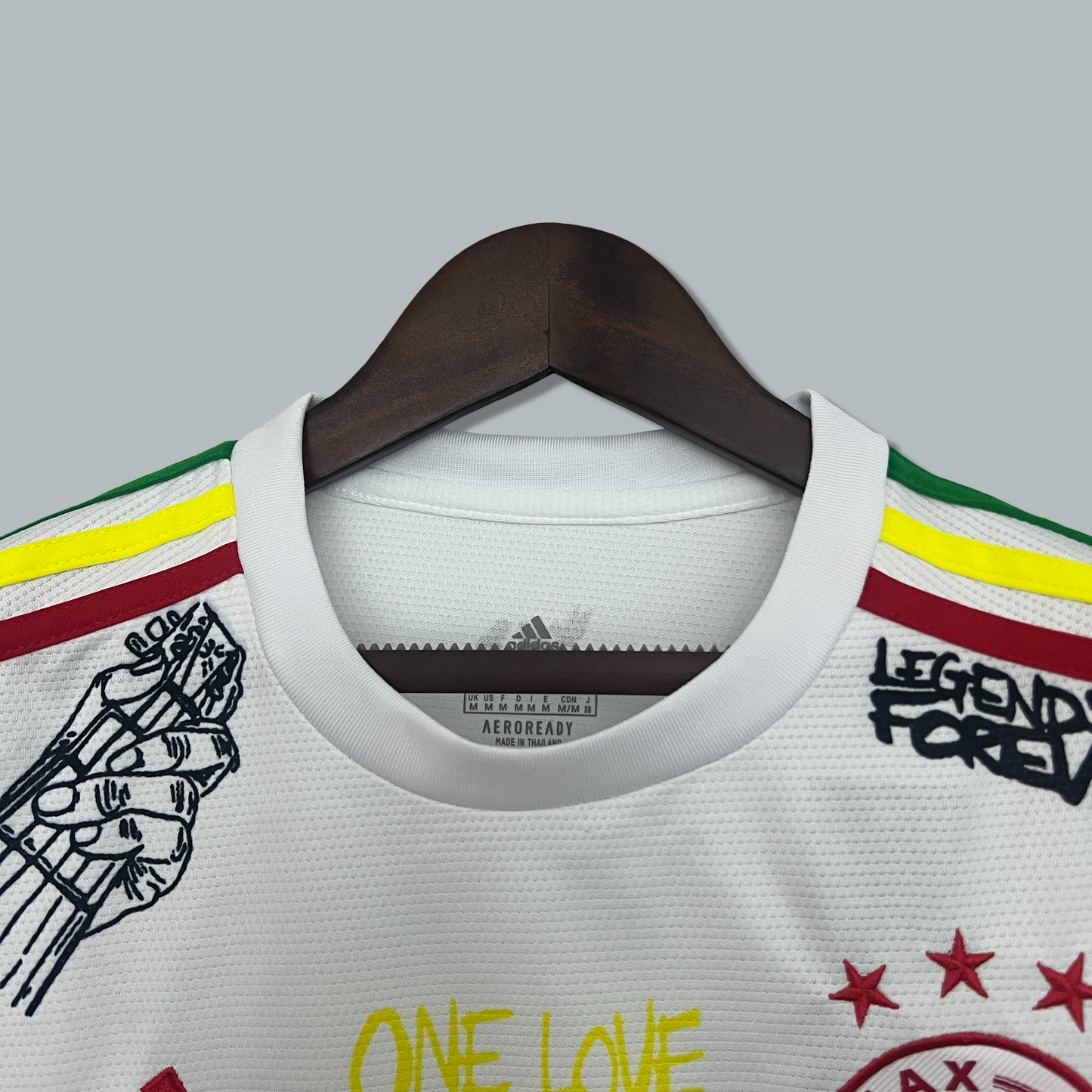 Ajax 25/26 x Bob Marley "Peace White" Premium Kit
