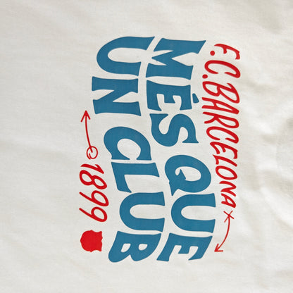 Barcelona 25/26 "Crimson Crest White" Premium T-Shirt