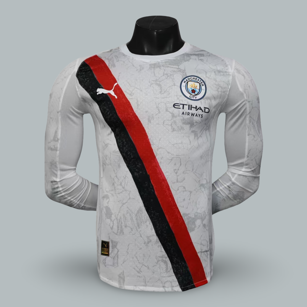 Manchester City 25/26 Away Player Edition Long Sleeve Kit