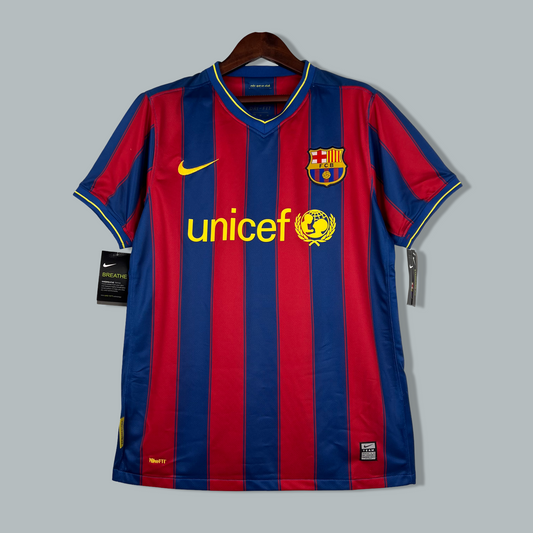 2009-2010 Barcelona Retro Home Kit