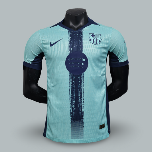 Barcelona 25/26 "Aqua Steel Legacy" Player Version Premium Kit
