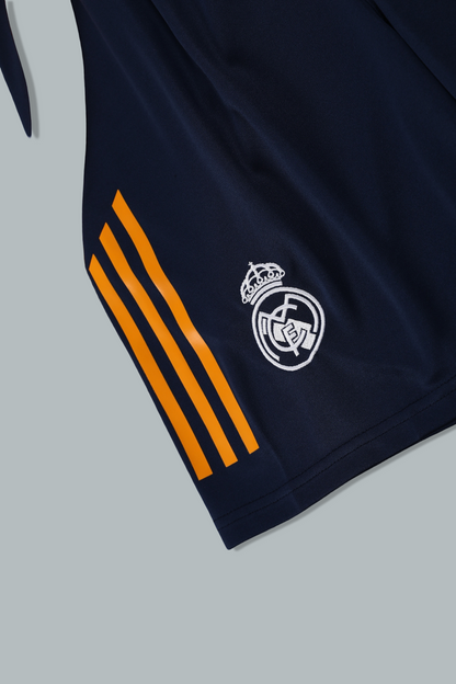 Real Madrid 24/25 'Orange Flame' Sleeveless Training Jersey and Shorts Set