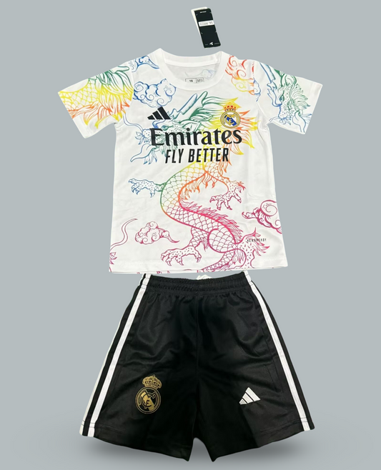 Real Madrid 25/26 "Gradient Dragon" Premium Kids Kit