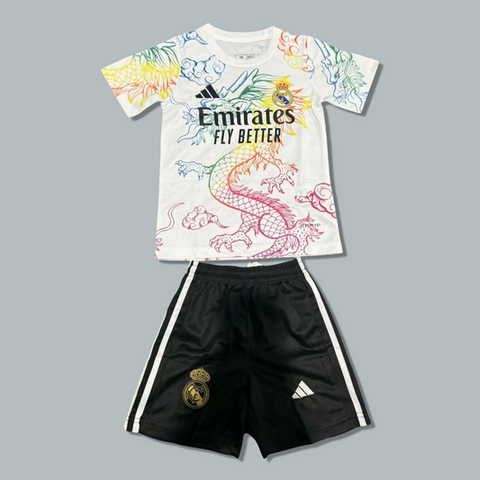 Real Madrid 25/26 "Gradient Dragon" Premium Kids Kit
