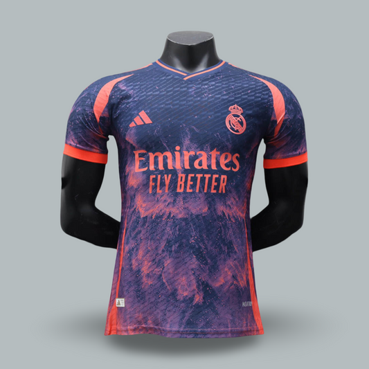 Real Madrid 25/26 "Cosmic Blaze" Player Version Premium Kit