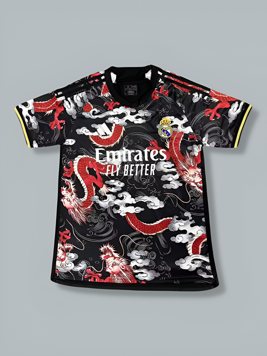 Real Madrid 25/26 "Red Dragon Storm" Premium Kit