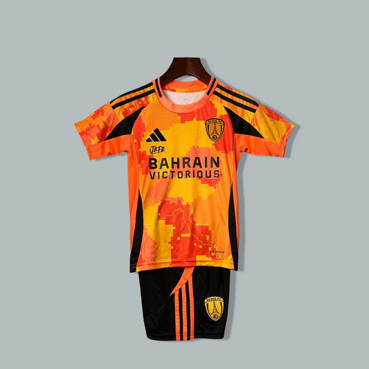 Paris FC 25/26 "Orange Pixel Camo" Premium Kids Kit