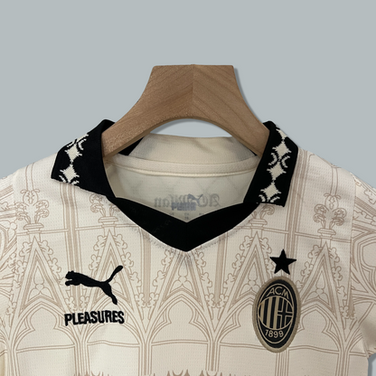 AC Milan 24/25 x Pleasures "White" Premium Kids Kit