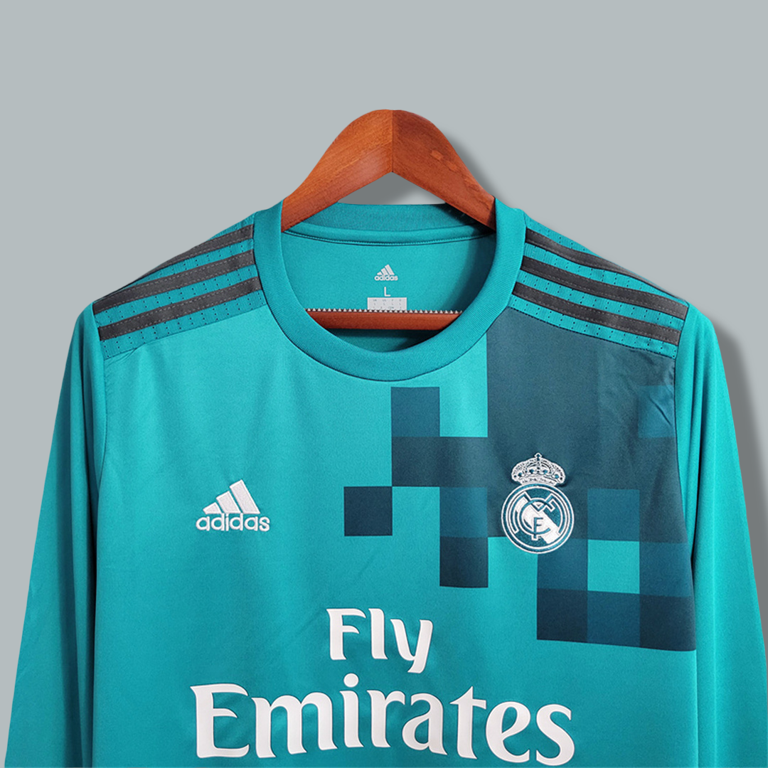 2017-2018 Real Madrid Third Away Long Sleeve Kit