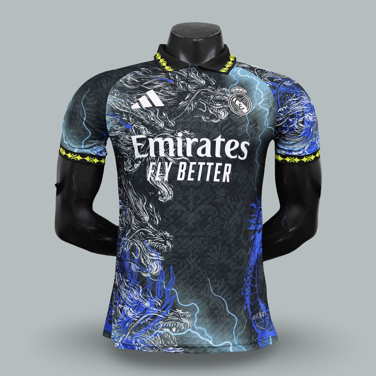 Real Madrid 25/26 "Storm Dragon Blue" Player Version Premium Kit