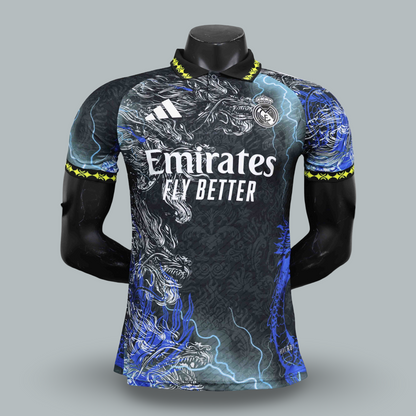 Real Madrid 25/26 "Storm Dragon Blue" Player Version Premium Kit