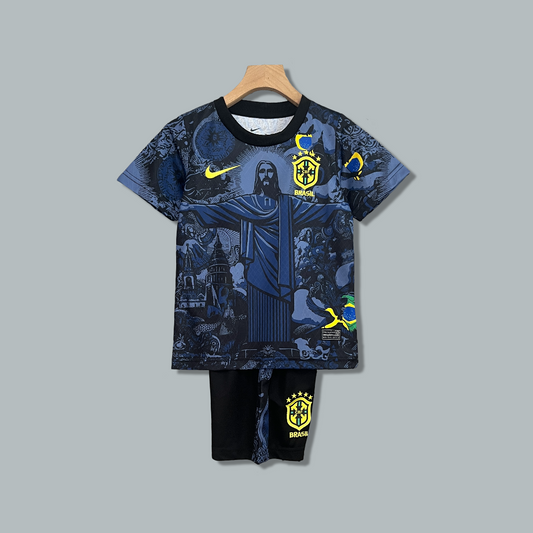 Brazil "Jesus" Blue Premium Kids Kit