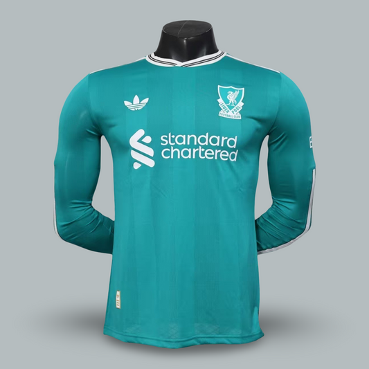 Liverpool 25/26 Second Away Player Edition Long Sleeve Kit