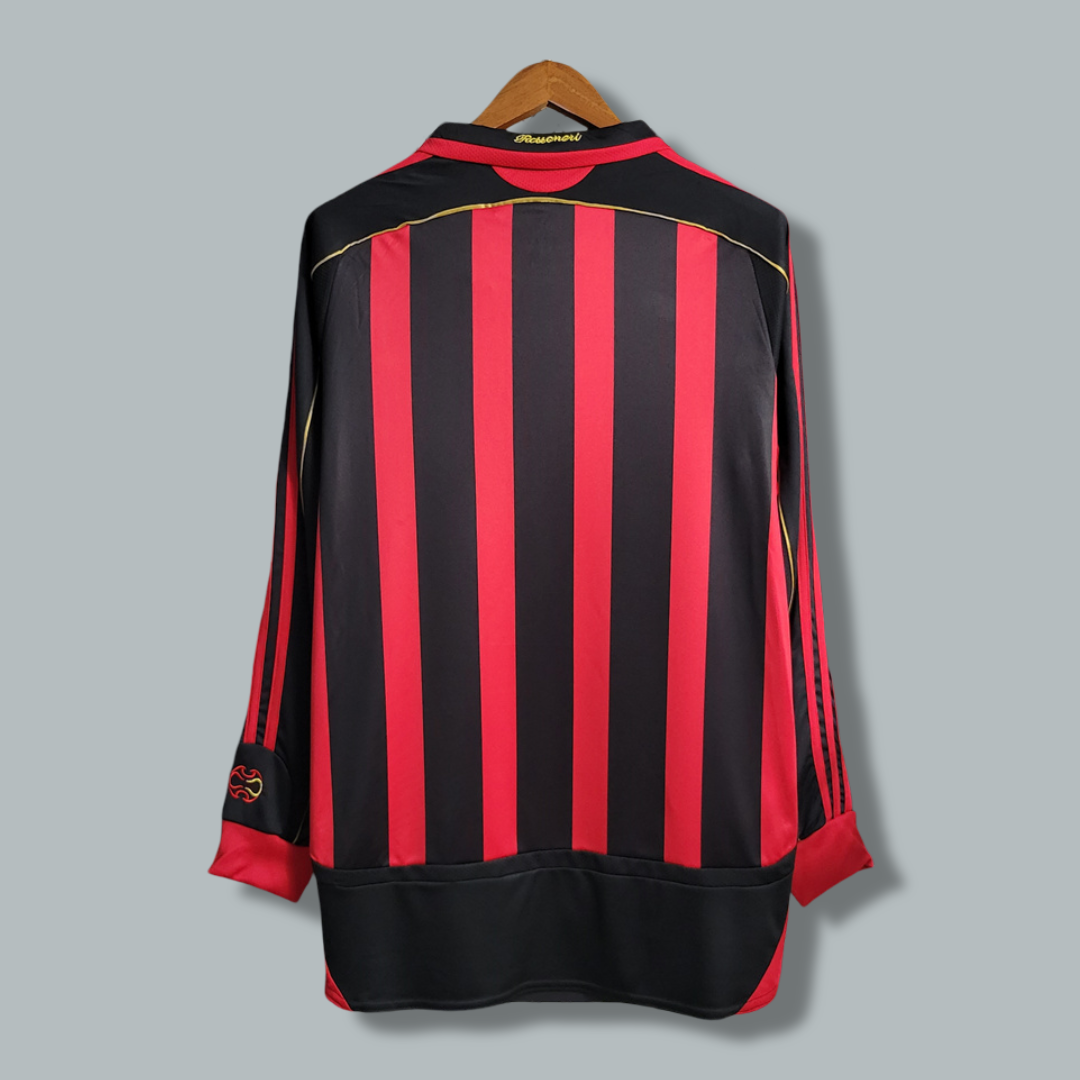 2006-2007 AC Milan Home Long Sleeve Kit