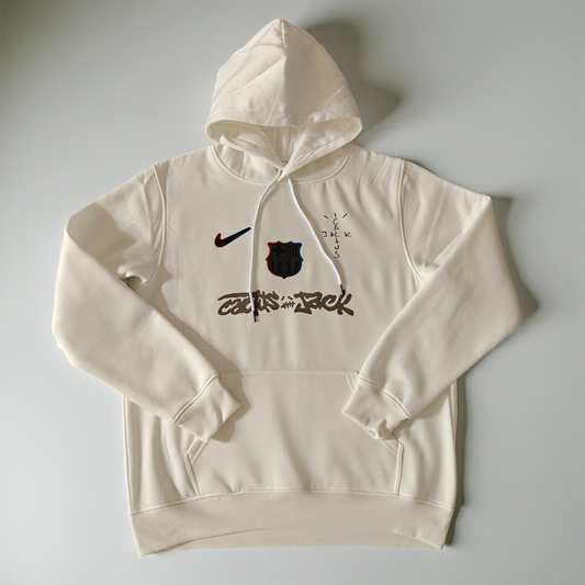 Barcelona x Cactus Jack 25/26 “Ivory Eclipse” Premium Hoodie