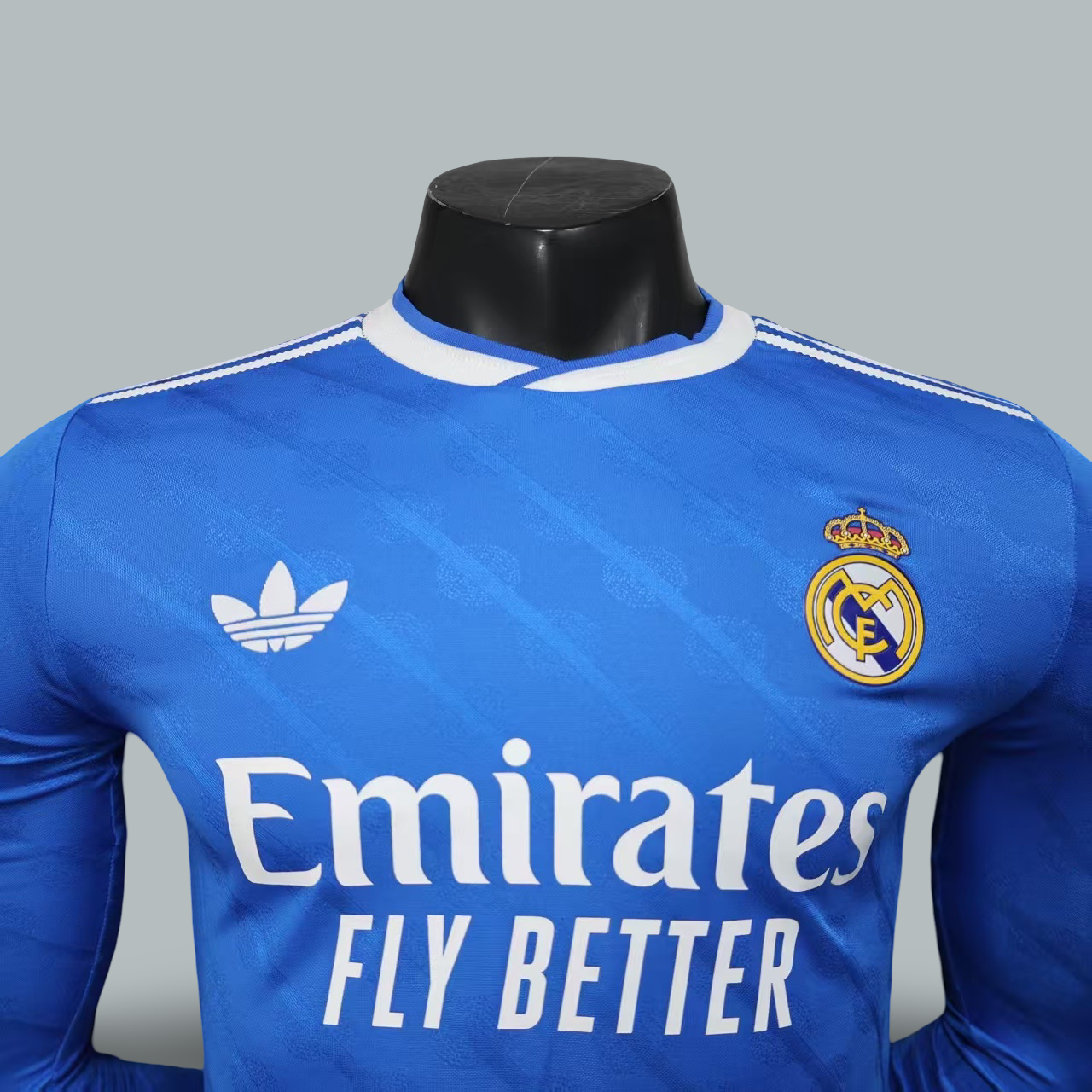 Real Madrid 25/26 Second Away Player Edition Long Sleeve Kit