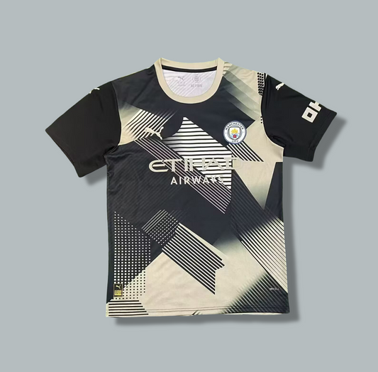 Manchester City "Black Beige Geometric" Kit