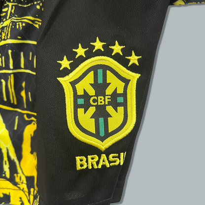Brazil "Jesus" Yellow Kids Premium Kit
