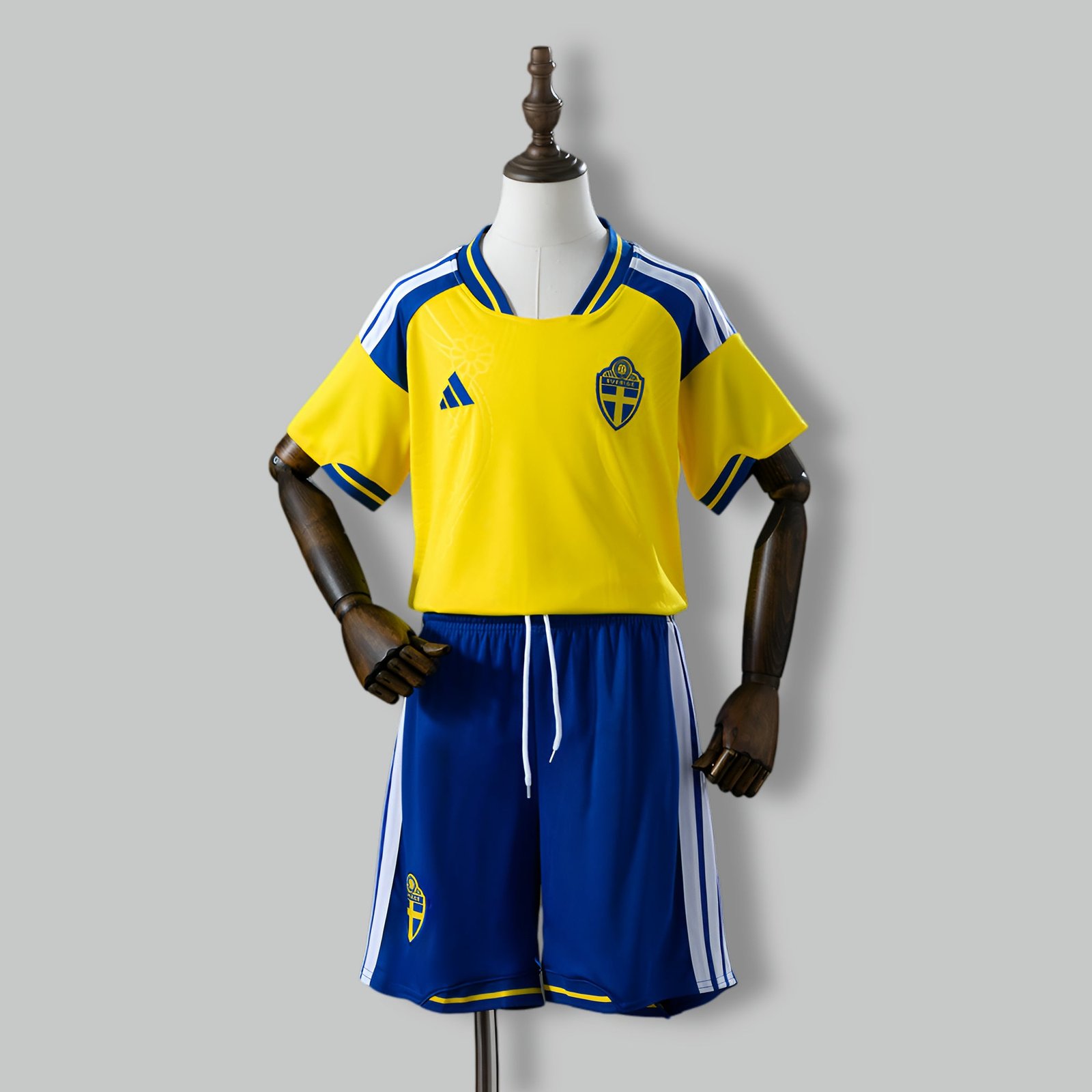 Sweden 2026 World Cup Home Kit Kids