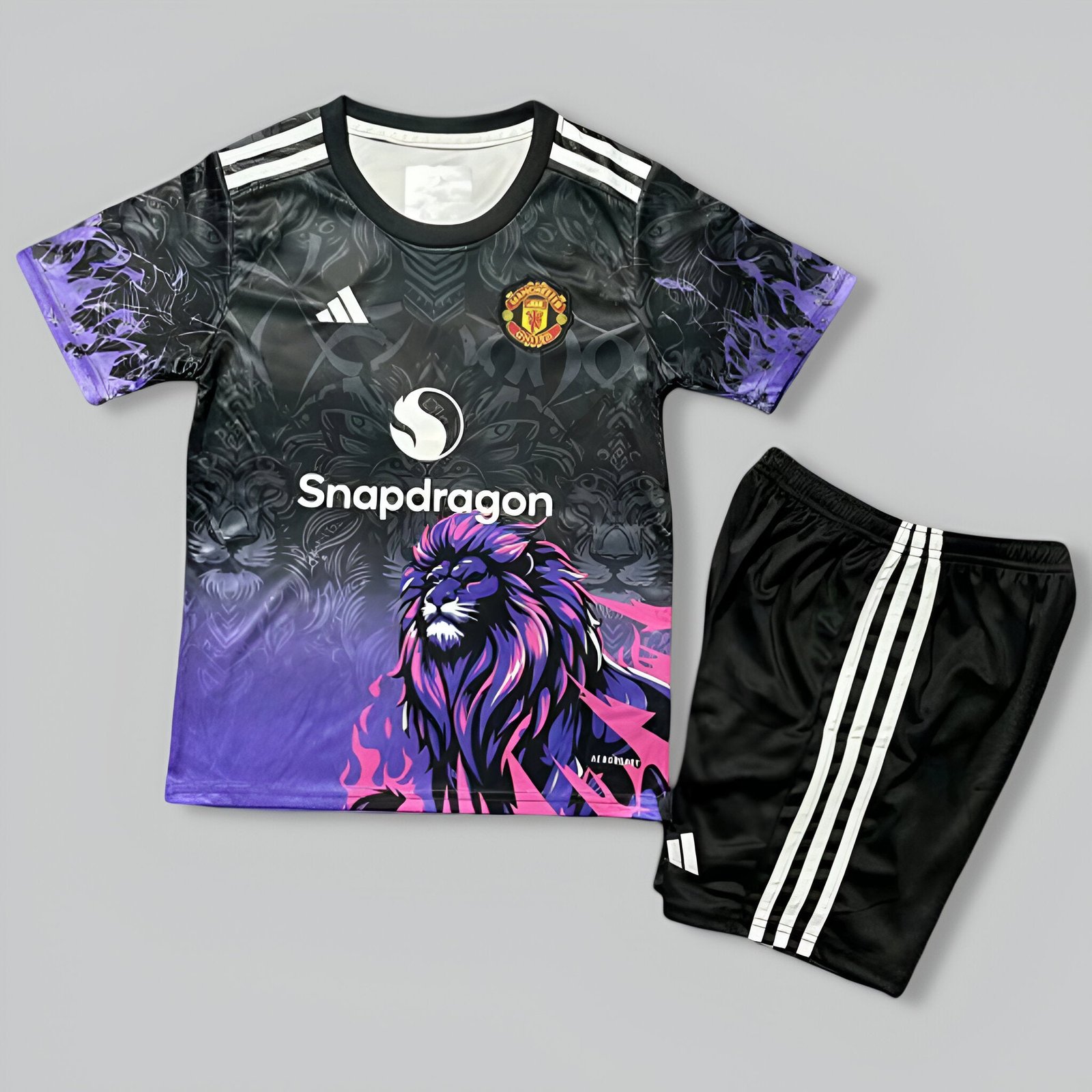 Manchester United 25/26 “Purple Lion” Premium Kids Kit