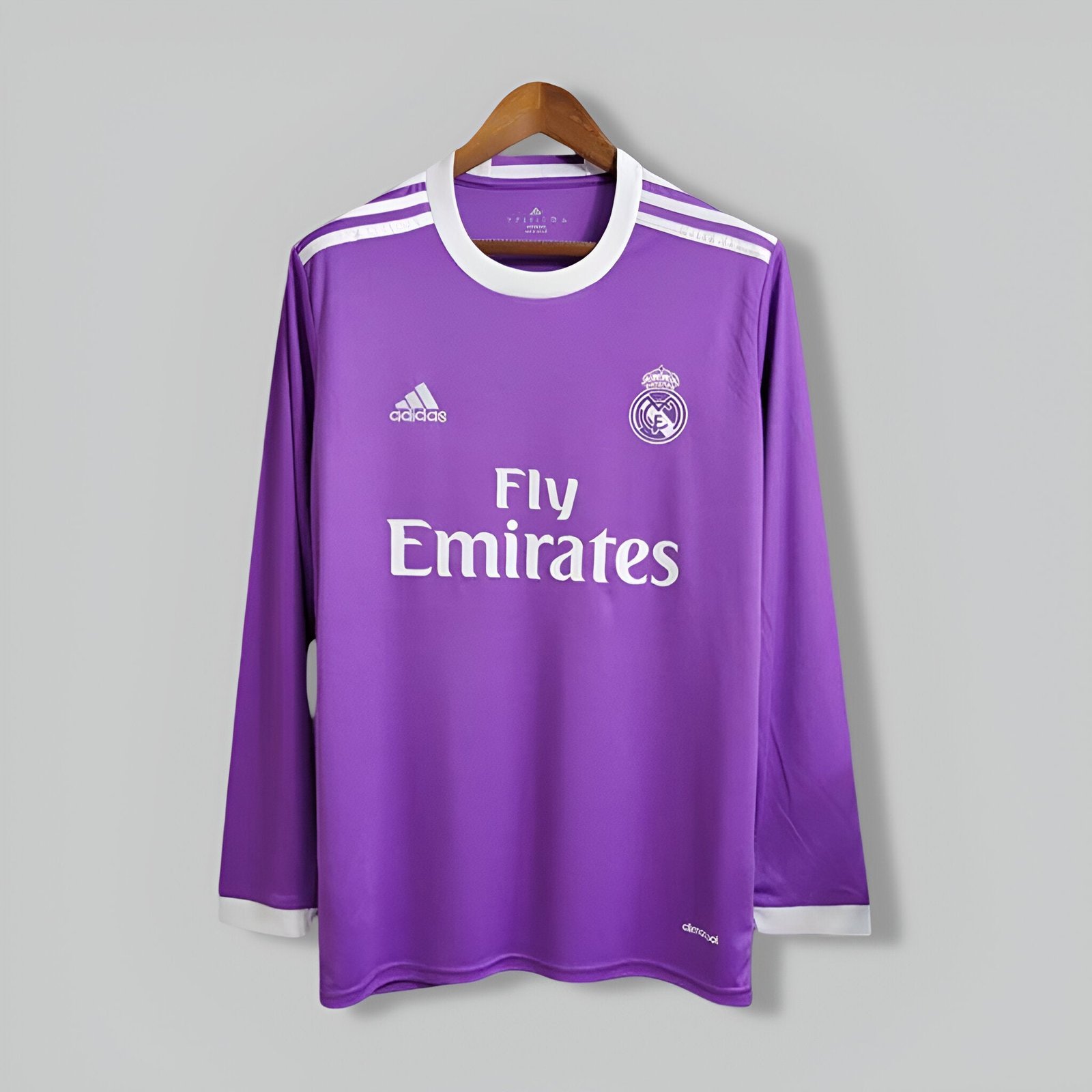 Real Madrid 2016-2017 Away Purple Long Sleeve Kit